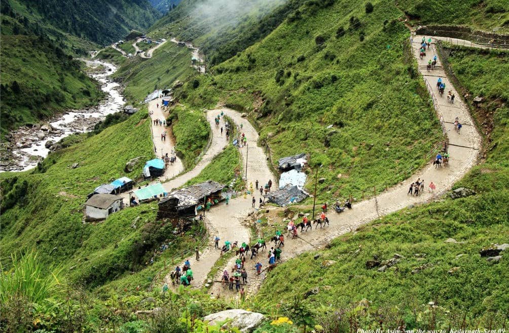 सोनप्रयाग केदारनाथ उत्तराखण्ड - Sonprayag to Kedarnath Track